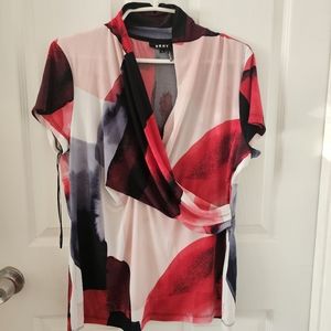 DKNY Women's Short Sleeve Shirt Size XL